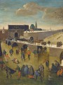 thumbnail Winter Landscape with Ice Skaters before the Gate of Saint George, Antwerp