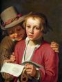 thumbnail Two Boys Singing from Sheet of Paper