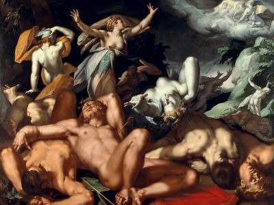 puzzle model Apollo and Diana killing Niobe's children