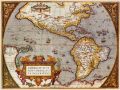 thumbnail Americae sive novi Orbis, nova Descriptio. Map of America