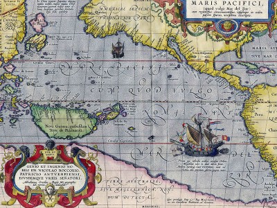 puzzle model Desciptio Maris Pacifici