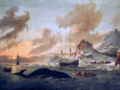 puzzle model Dutch Whalers near Spitsbergen
