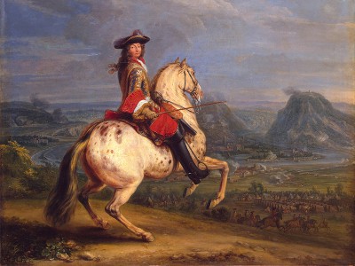 puzzle model Louis XIV at the Taking of Besancon