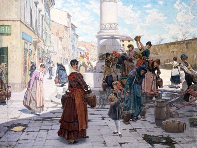 puzzle model Women at the Fountain