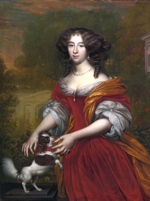 puzzle model Portrait of an Elegant Lady with a Dog