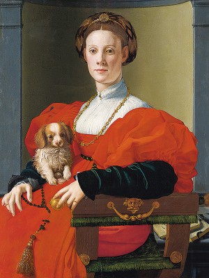 puzzle model Portrait of a Lady with a Lapdog