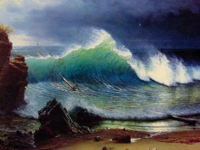 puzzle model Rivage de la mer bleu turquoise