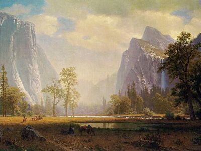 puzzle model Looking Up The Yosemite Valley