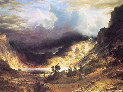 puzzle model A Storm In The Rocky Mountains