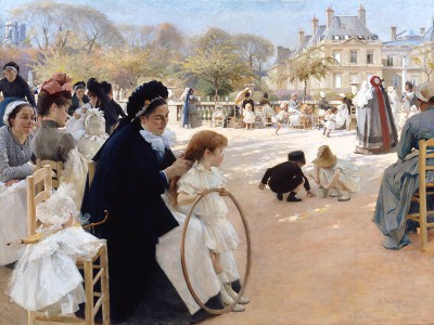 puzzle model The Luxembourg Gardens, Paris