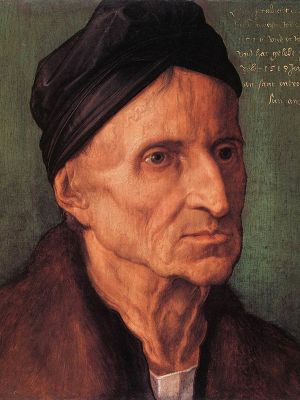 puzzle model Portrait de Michael Wolgemut