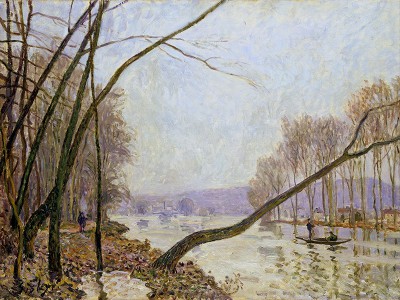 puzzle model Rive de la Seine en automne