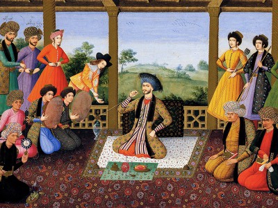 puzzle model Shah Suleyman I and his courtiers