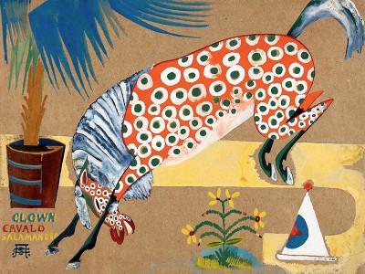 puzzle model Clown, Horse, Salamander
