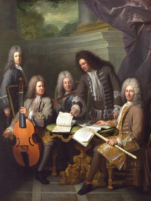 puzzle model Michel de La Barre and Other Musicians