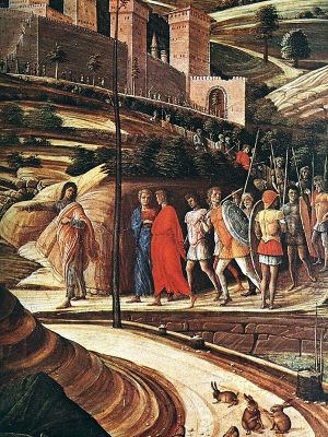 puzzle model Agony in the Garden. Detail: Judas Leads the Soldiers