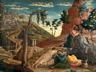 puzzle model Agony in the Garden. Detail : The Prayer