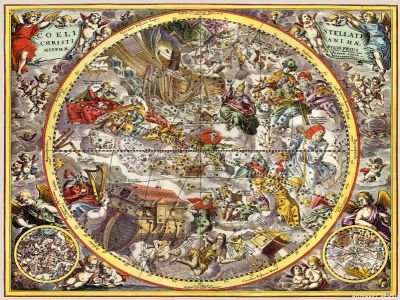 puzzle model Celestial Map of Constellations according to Christian Symbolism