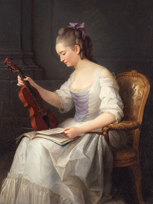 puzzle model Portait of a violinist