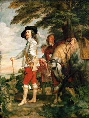 puzzle model Charles I of England at the Hunt