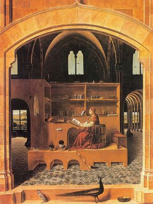 puzzle model St Jerome in His Study