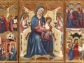 thumbnail Triptych with Madonna and Child with the Crucifixion and the Annunciation