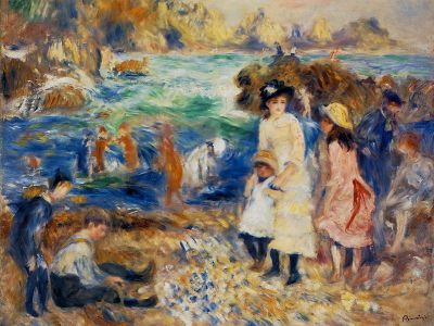 puzzle model Children on the Seashore, Guernsey