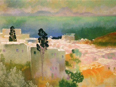 puzzle model Sidi-Bou-Said, Tunisia