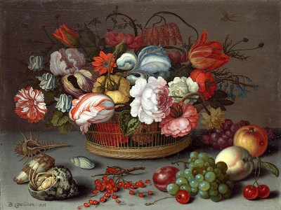 puzzle model Basket Flowers