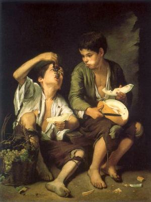 puzzle model Two Children Eating a Melon and Grapes
