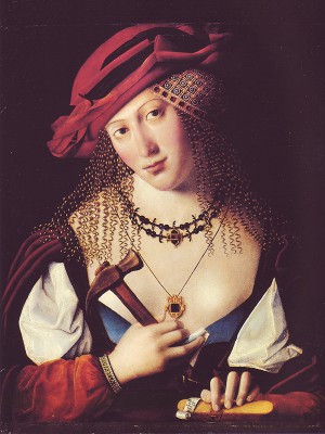 puzzle model Jewish Woman Holding Prophet Joel's Hammer