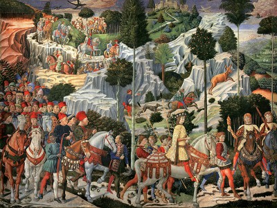 puzzle model The Chapel of the Magi in Florence : East Wall