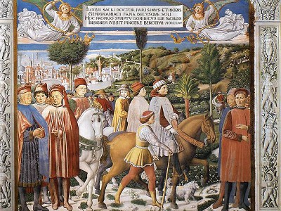 puzzle model Départ de saint Augustin pour Milan