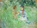 thumbnail Femme et enfant dans une prairie à Bougiva