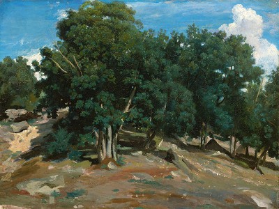 puzzle model Oak Trees at Bas-Bréau