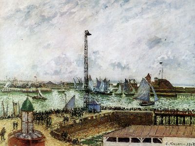 puzzle model The Anse des Pilotes and the Breakwater, Le Havre