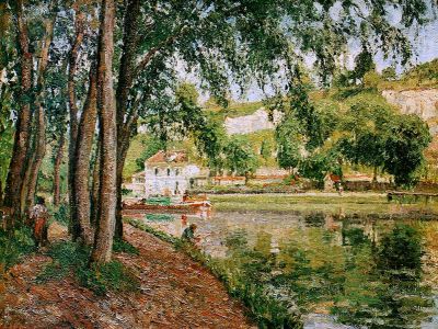 puzzle model Moret, the Canal of the Loing