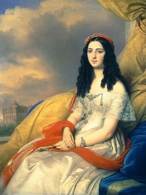 puzzle model Portrait Of The Countess D'Ash