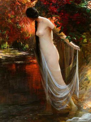 puzzle model Ophelia at the River's Edge