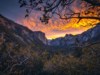 puzzle model Yosemite at sunset