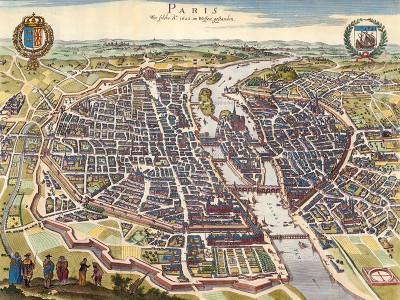 puzzle model The Town of Paris in 1620