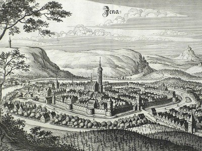 puzzle model Iéna et ses environs en 1650