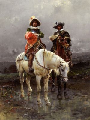 puzzle model A Rider On A White Horse