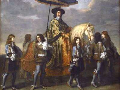 puzzle model Chancellor Séguier at the Entry of Louis XIV into Paris in 1660