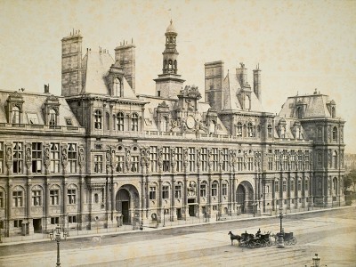 puzzle model Hôtel de Ville de Paris before the fire of 1871