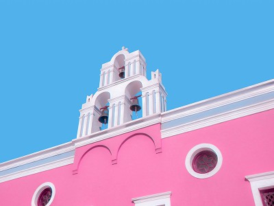 puzzle model Pink church