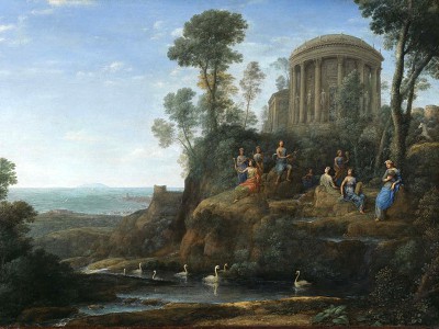 puzzle model Apollo and the Muses on Mount Helion (Parnassus)