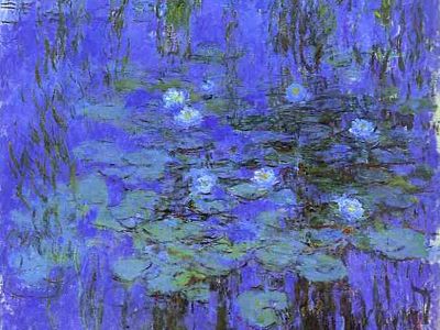 puzzle model Blue Water Lilies