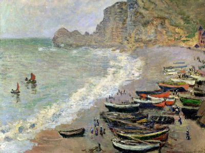puzzle model Etretat: The Beach and the Porte d'Amont
