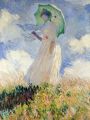 thumbnail Woman with a Parasol, facing left
